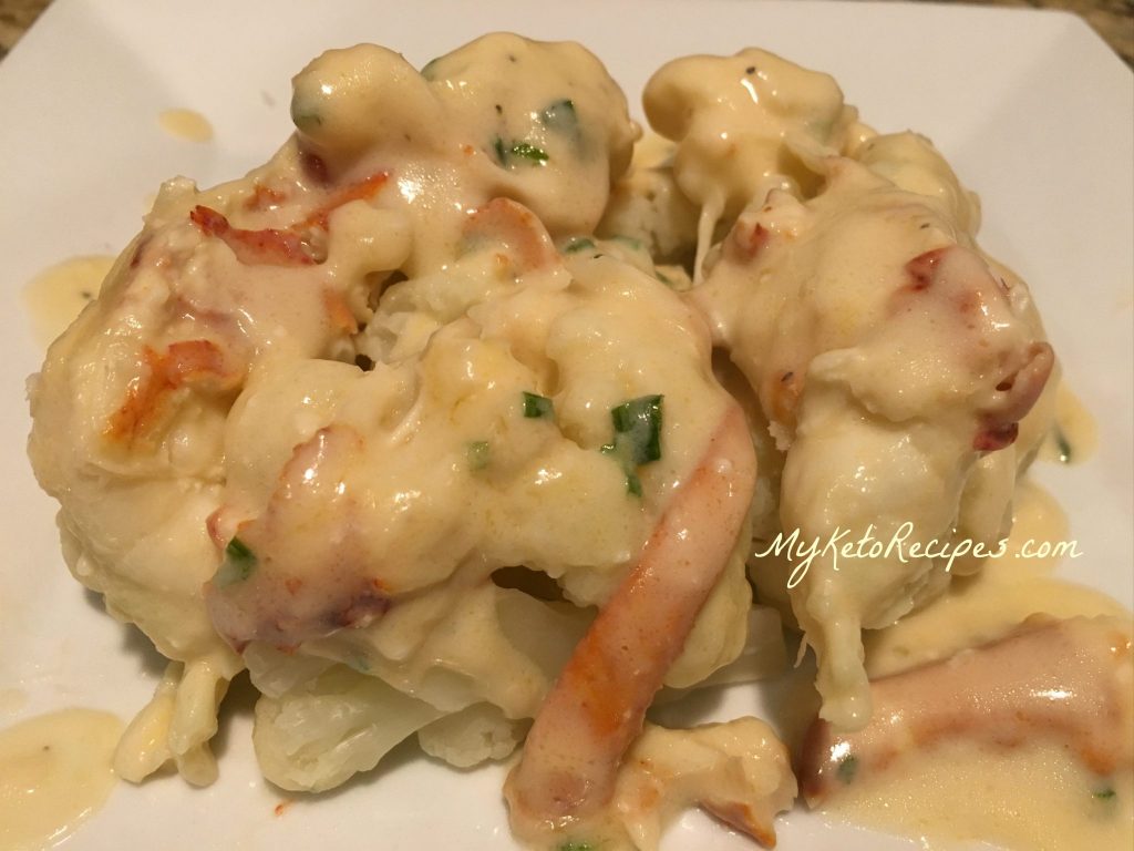 Low Carb Lobster Alfredo