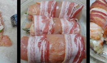 Stuffed Chicken Breasts With Bacon