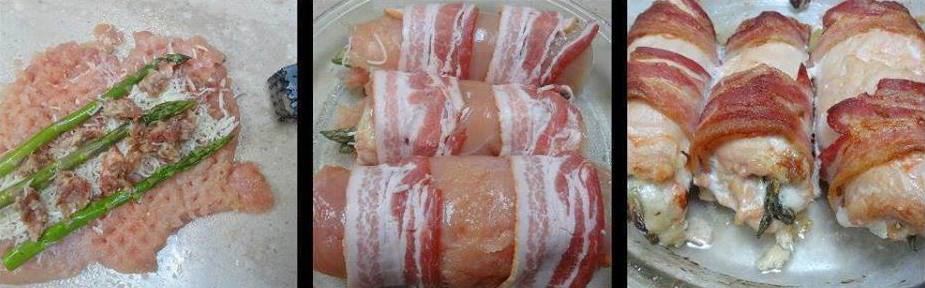 Stuffed Chicken Breasts With Bacon