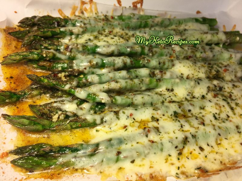 Cheesy Baked Asparagus 