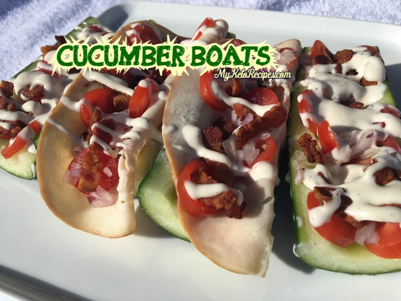 Keto Cucumber Boats