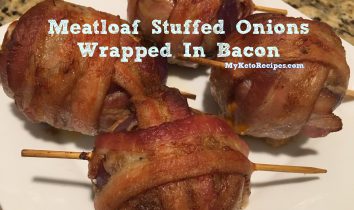 Meatloaf Stuffed Onions Bacon