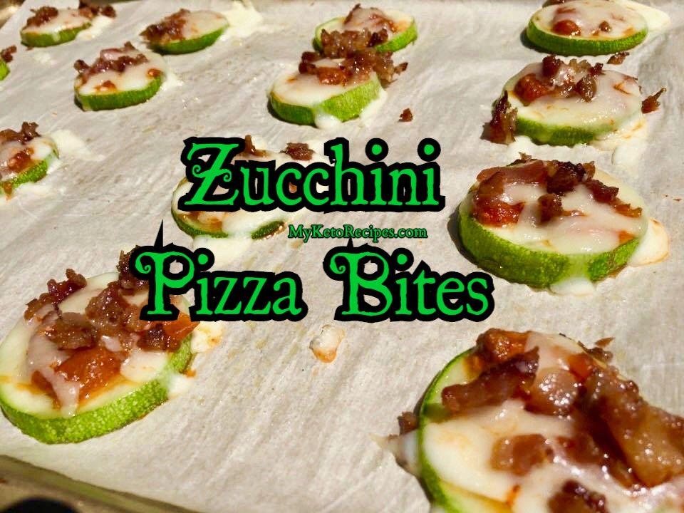 Zucchini Pizza Bites Keto Recipe