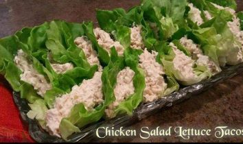Chicken Salad Lettuce Tacos