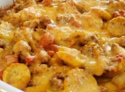 Mexican Squash and Ground Beef Casserole